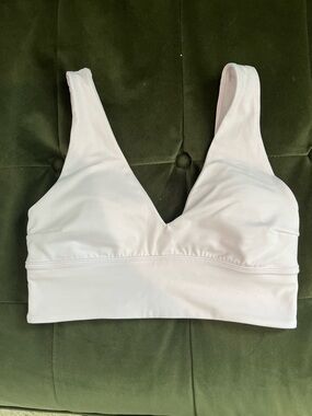 lululemon athletica Pale Pink V-Neck Light Support Bralette